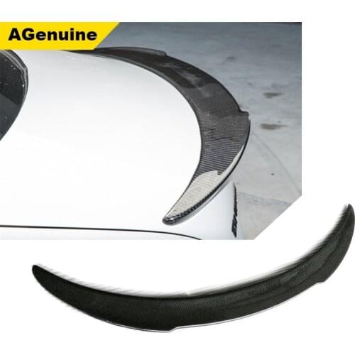 PSM style high polish rear boot lip wing real carbon fiber rear trunk lip spoiler wing for Mercedes-Benz Cla class W117