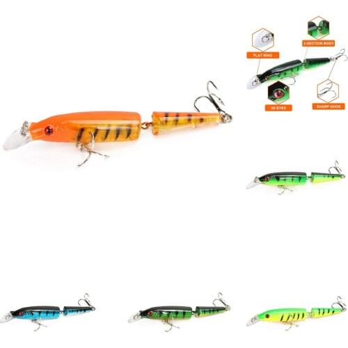 1pcs 3d Bionic Fishing Lure Hard Bait With 2 Fishing Hooks Fishing Tackle Lure 3d Eyes Fishing Rod Accessories Fishing Tools