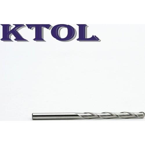 10pcs 3.175x25MM Tungsten CNC Carbide Cutter- Two Flute Spiral Carbide Ball End Mill Set Milling Cutting Tools for Working Wood