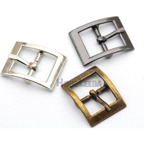 60 pcs / lot BK-044 15mm metal buckle with pin alloy belt buckle shoe buckle nickle/black/bronze free shipping