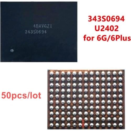 AliSunny 50pcs U2402 0694 Screen Controller ic Reball for iPhone 6 & 6Plus 6G Black Meson Touch ic 343S0694 chip Control