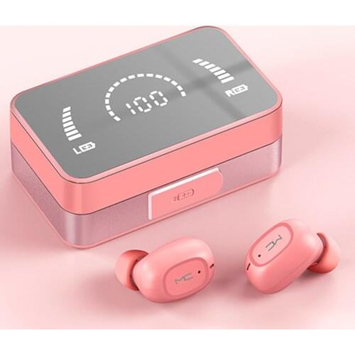 Wireless bluetooth headset cute in-ear mini invisible binaural pink sports running suitable for Huawei Apple Android vivo Xiaomi