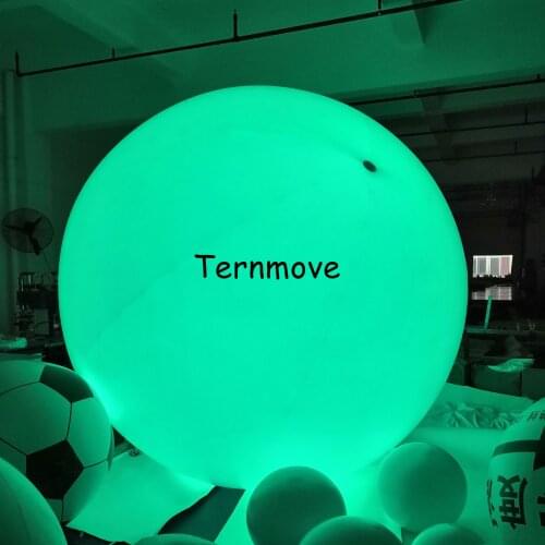 Large PVC Remote Control Color Changing Inflatable Hanging LED Balloon inflatable beach ball Anniversary party supplies