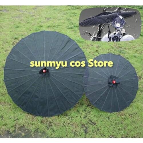 Game Arknights Whisperain Black umbrella Props Cosplay Accessory