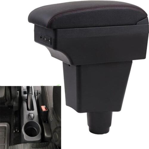 For Dacia Logan Armrest Box Logan 2 Universal Car Central Armrest Storage Box modification accessories