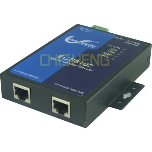 ECS8102BH 2-port RS 485 to Ethernet 422 to Ethernet 9-30V power-supply