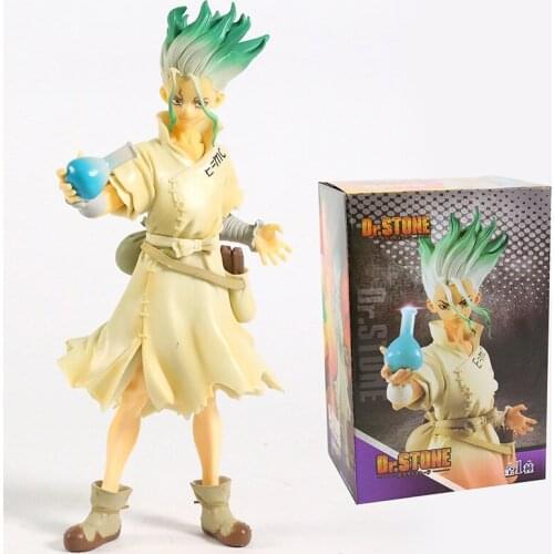 Dr.STONE FIGURE of STONE WORLD SENKU ISHIGAMI PVC Figure Model Figurals