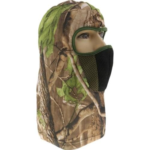 Camo Balaclava Windproof Hood Camouflage Bow Hunting Face Mask