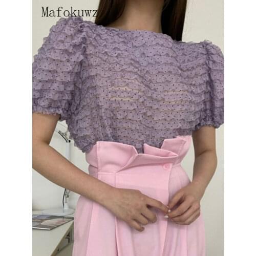 Mafokuwz Women's Transparent Shirts