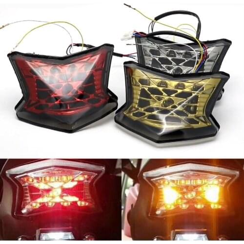Motorcycle Integrated LED Rear Tail Light Brake Stop Light Turn Signals For Kawasaki Taillight Z650 Z900 NINJA 650 ABS 2017 2018