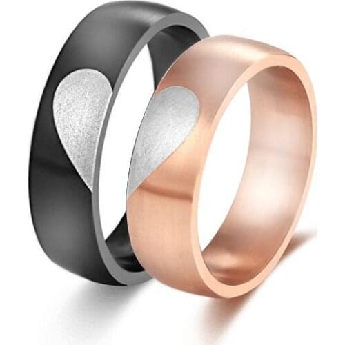 Lovers Promise Wedding Rings Engagement Jewelry Gifts for Men Women Gold Ring Set Wedding Bands Anillos Mujer Aliancas Casamento