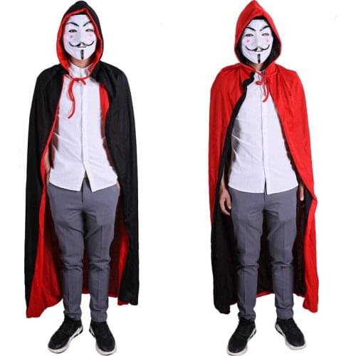 Children Adult Death Devil Vampire Cloak Stage Performance Cloak Halloween Christmas Party Cosplay Costume Accessories