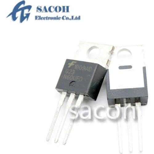 New original 10PCS/Lot SGP23N60UFD G23N60UFD or SGS23N60UFD or SGS23N60UF G23N60UF SGP23N60UF G23N60 TO-220 23A 600V Power IGBT