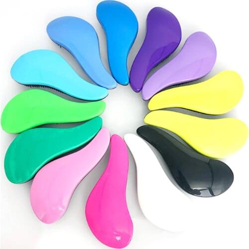 Detangling Hair Brush For Wet or Dry Hair Handle Tangle Detangling Comb Shower Hair Brush Salon Styling Tamer