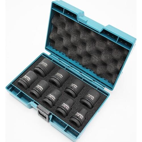 Original Japan D-41517 Hex socket 1/2 "square head 9 set 8-24mm Impact electric wrench Carbon steel sleeve Electric tool parts