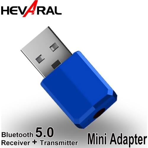 TV Audio Transmitter Speaker Receiver Dongle For Computer Bluetooth 5.0 With 3.5 AUX Jack 2 IN 1 Adapter Stereo Music For Car PC