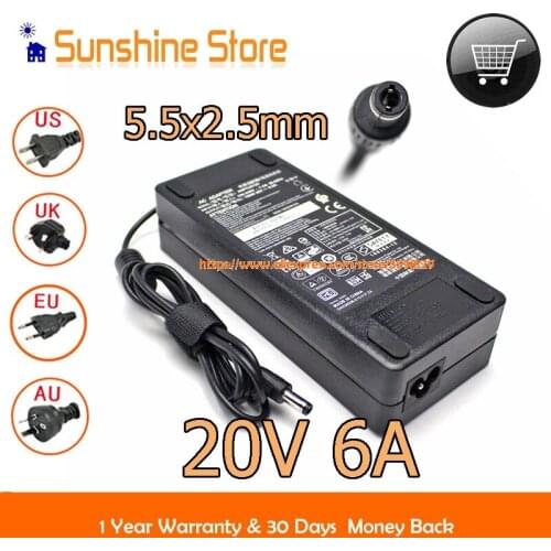 Genuine AOC ADPC20120 AC Adapter 120W 20v 6.0A Power Supply