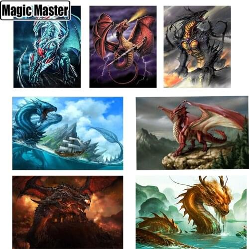 Full square 5D Diamond Painting Cross Stitch Pattern art 5D Diamond Embroidery animal diamond Mosaic Resin Home Decoration