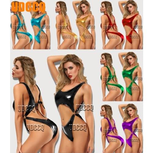 Women Sexy PVC Erotic Transparent Lingerie Costumes moonight Underwear Sexy Lingerie Hot sexy costumes bikini babydoll