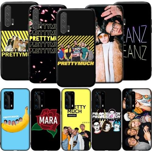 GX186 PrettyMuch Silicone Case for Huawei P9 P10 P20 P30 P40 Y6 2018 Y7 Y9 Lite Pro Max Prime Mini