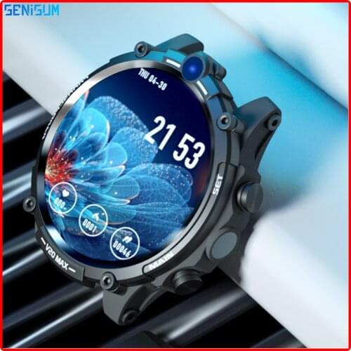 Smart Watch Men Women 4G+128G Independent Call Phone Video Call IP67 Watch GPS WIFI BP HR Android 8.1 930 Mah Battery Smartwatch