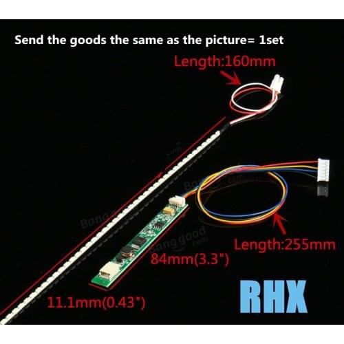 Adjustable Brightness Light Strip+Constant Flow Plate Kit 100% NEW3 Pieces/lot 12 Inch 12.1 Inch LED Backlight Strip