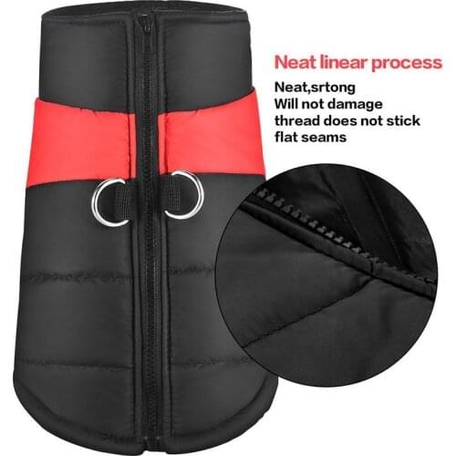 Waterproof Small/Large Pet Dog Clothes Winter Warm Padded Coat Vest Jacket S-5XL