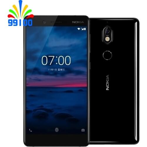 Unlocked Original Nokia 7 Qualcomm630 Dual SIM 5.2inch Screen 4GB+ 64GB 16.0MP Camera Fingerprint 4G-LTE