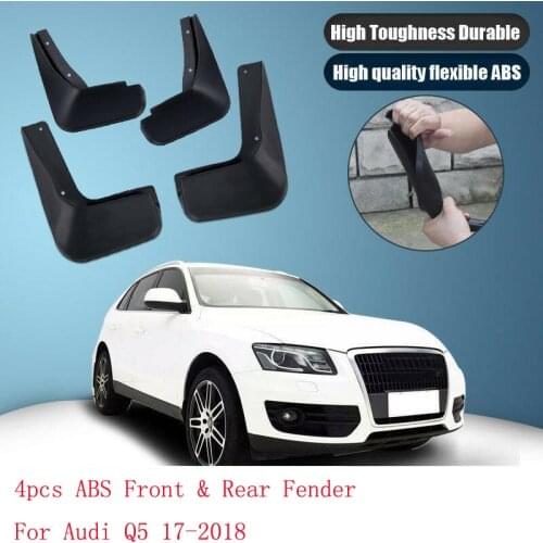 High-quality 4pcs ABS Front & Rear Fender For Audi A4l 13-2016 Mudflaps Splash Guards Mud Flap Front Rear Mudguards Fender