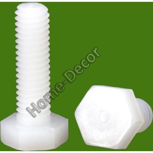 10 PCS Nynol M10 to M12 Screw Hexagonal Hand Plastic Screws Isolation Screw /Screw Nail