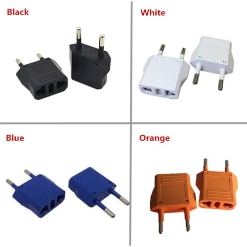 200pcs EU Travel Adapter American Japan China CN US To EU Euro European Plug Adapter Electric Power Cord Charger Sockets Outlet