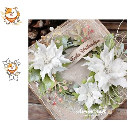 3PCS Flowers Plant Metal Cutting Dies Scrapbooking Stencil DIY Decorative Craft Embossing Die Cuts Card Making New Dies For 2019