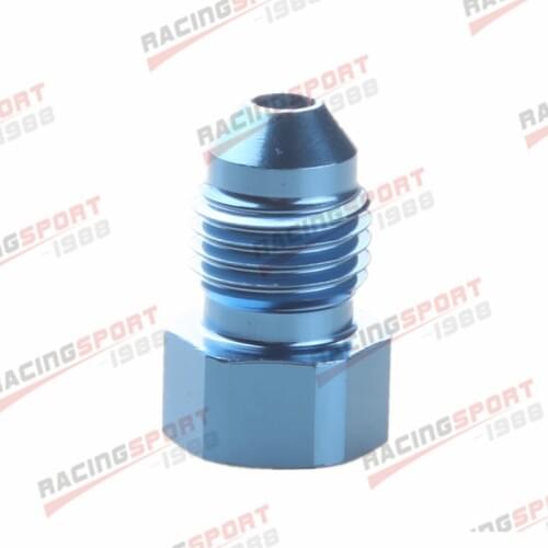 3AN AN3 AN-3 Male Flare Plug Fitting Aluminum AN Plug Blue