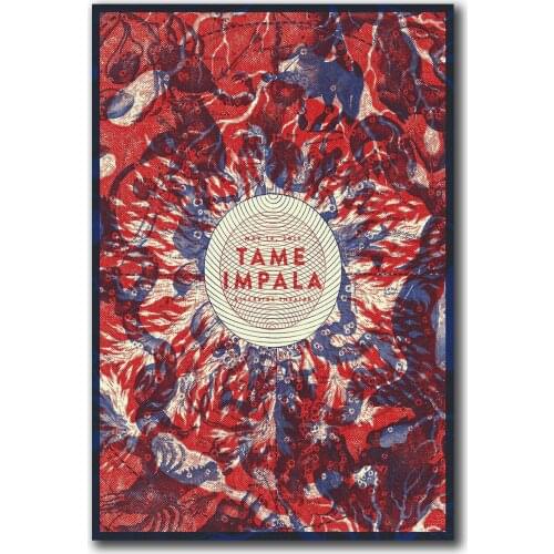 B068 Tame Impala Psychedelic Rock Hotin FABRIC Silk Cloth Poster Art Bedroom Decoration