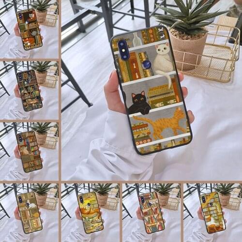 Back Cover For Xiaomi Mi Max Mix 1 2 2S 3 Cat Book Cute Funny Fox Rabbit Silicone Soft Phone Case For Xiaomi Mi Note 1 2 3