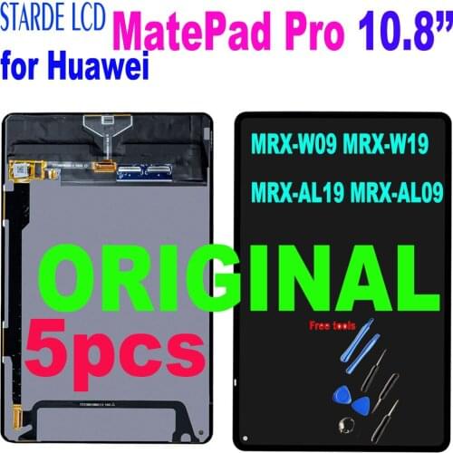 5PCS Original LCD for Huawei MatePad Pro 10.8 5G MRX-W09 MRX-W19 MRX-AL19 MRX-AL09 LCD Display Touch Screen Digitizer Assembly