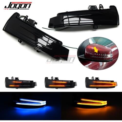 For Benz A B C E CLA GLA CLS Class W176 W204 W212 C117 X156 W221 Car LED Dynamic Turn Signal Indicator Blinker Light Accessories