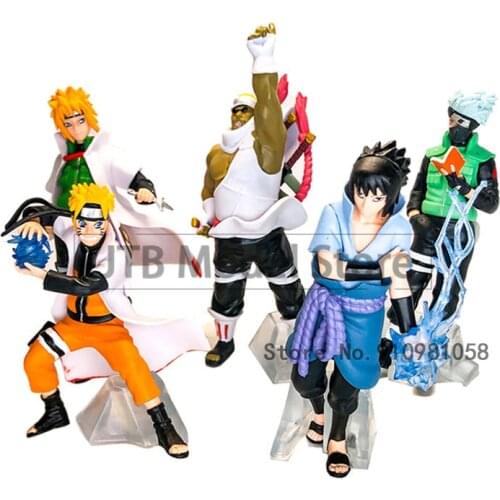 Naruto Model Action Figure Anime 13-15CM Statue Collection Desktop Decoration Ornaments Gift Toys For Kids Decorative Key Chain