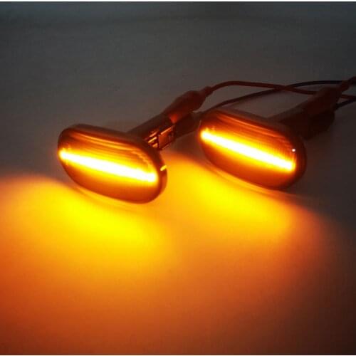 1 Set For Suzuki Jimny JB64W JB74 JB23 JB64 For Mazda For Chevrolet Dynamic Side Marker Turn Signal Indicator Repeater Light