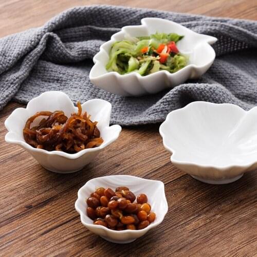 Ceramic Saucer Pure White Creative Ceramic Seasoning Dish Seasoning Dish Japanese Pepper Mustard Dish Soy Sauce Dish Sauce Other