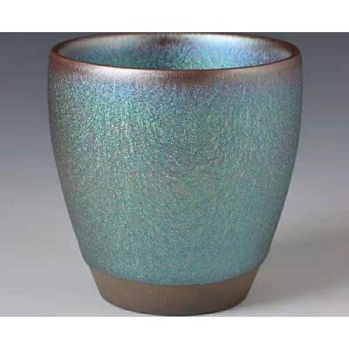 Chinese teacup colorful hand-held cup handmade iron tire Caixiatuhao candy color master cup coffee cup