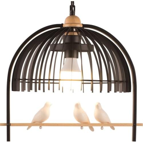 North Home Restaurant A Chandelier Originality Personality Bedroom Lamp Birdie A Living Room Dining Room Wrought Iron Led Lamps