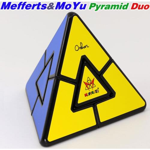 Magic cube puzzle Mefferts and MoYu Pyuaminx duo Pyramid Duo cube puzzles pyramorphix mastermorphix game cube toys for children