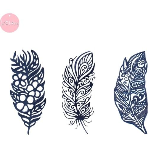 Scrapbooking Cutting Dies Diy Craft Mold Templates Stencil Crafts Feather Dies Scrapbooking Paper Embossing Card Making Tools