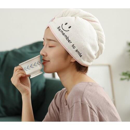 Super Absorbent Cap Magic Hair Fast Drying Salon Towel Hat Microfibre Quick Dry Turban for Quick-drying Bath Shower Pool Wrap