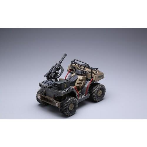 JOYTOY JT1217 1/18 All-terrain Four-wheel Drive ATV Sand Version Soldier Chariot Model