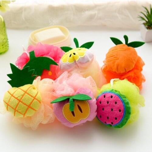 Soft Shower Mesh Foaming Sponge Exfoliating Scrubber Black Bath Bubble Ball Body Skin Cleaner Cleaning Tool Bathroom Accessories