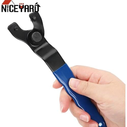 NICEYARD Strong Grip Wrenches Adjustable Angle Grinder Plastic Handle Key Pin Wrench Spanner Hand Tools Repair Tool