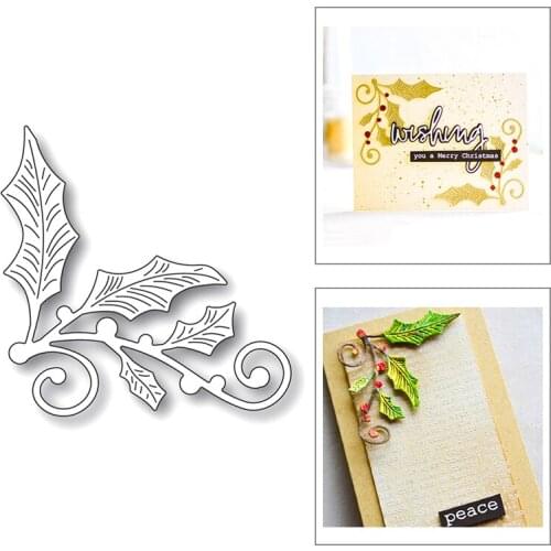 2020 New Spring Plant Branch Leaf and Leaves Fruit Embossing Metal Cutting Dies For Making Greeting Card Scrapbooking No Stamps