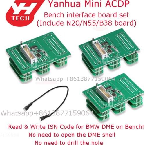 Lastest! ACDP N20/N55/B38 Bench Board Set Read Write ISN for B M W DME N20/N13/N63/S63/N55/B38 on Bench